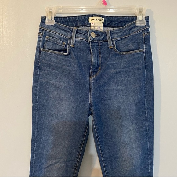L’AGENCE High Rise Skinny Jeans Size 26 - Picture 6 of 14